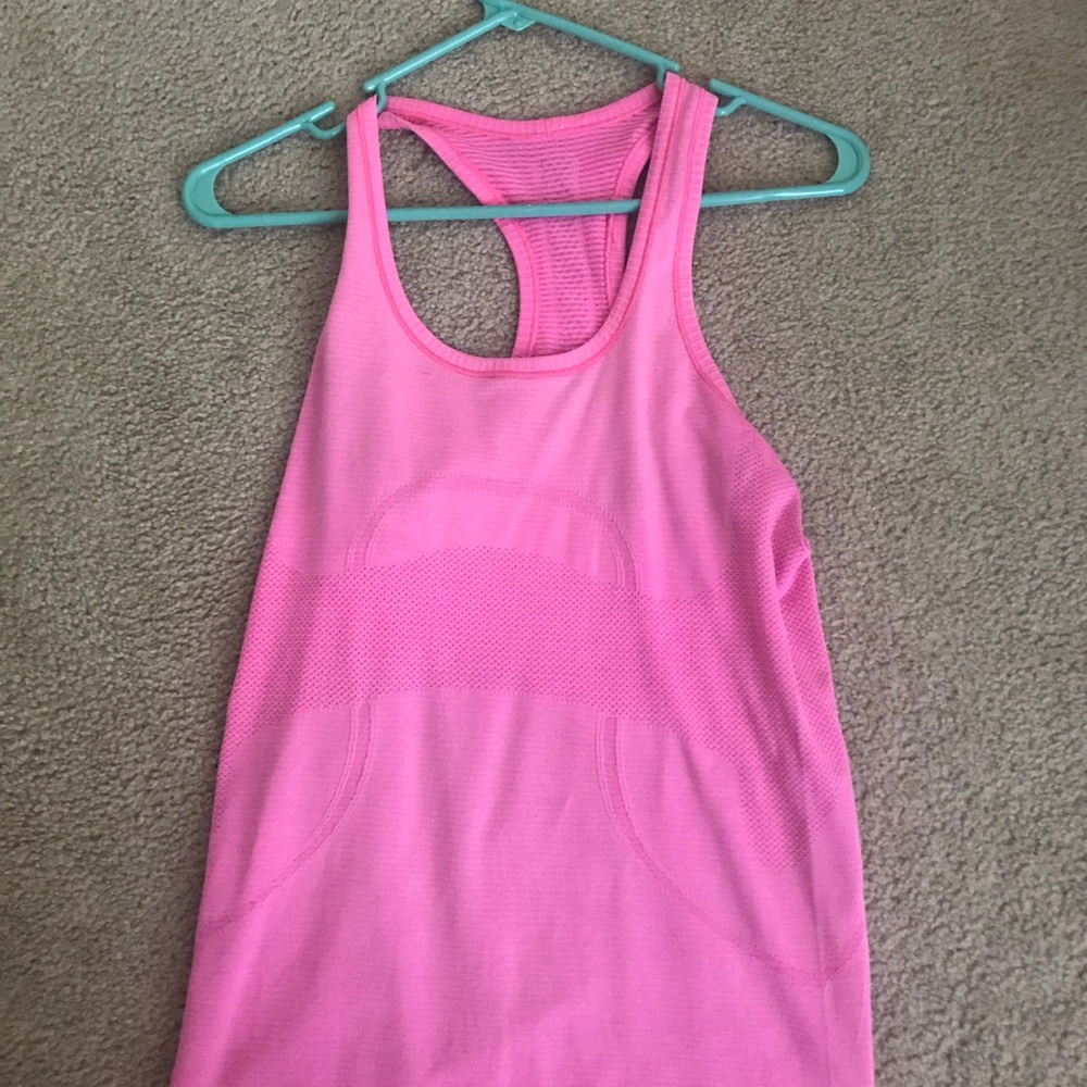 LULULEMON Hot Pink Swiftly Tech Racerback tank